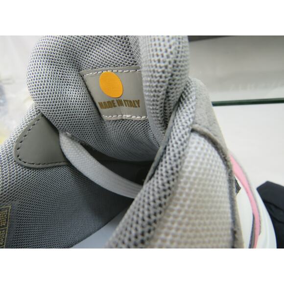 VERSACE SPLENDOR PINK WHITE LEATHER MEDUSA HEAD LOW TOP PLATFORM SNEAKERS 39 9 - Picture 6 of 12